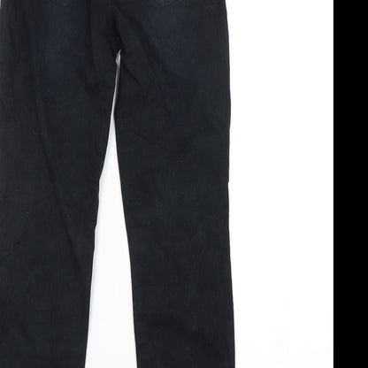 Womens UK Size 8 Yessica Regular Fit Chino Black Trousers