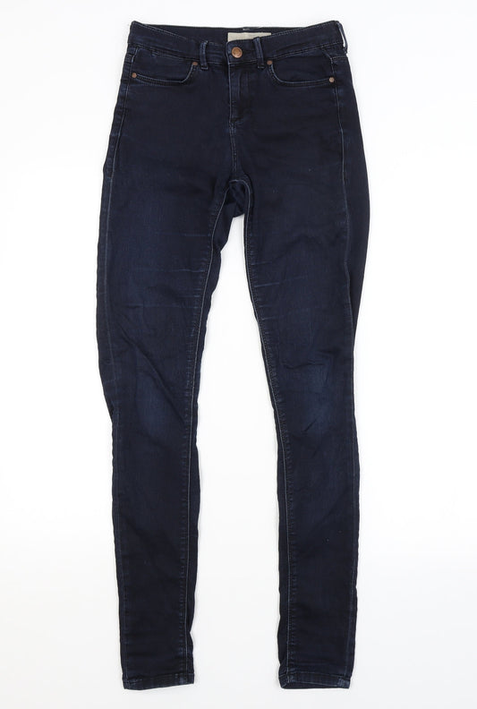 Topshop Womens Blue   Skinny Jeans Size 26 in L32 in