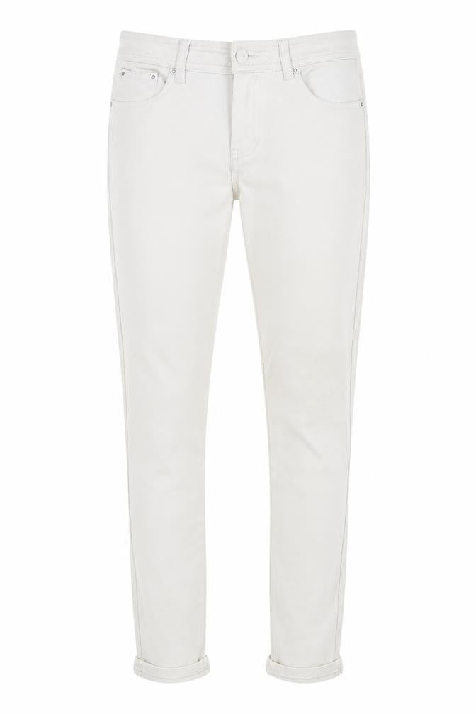 Womens White   Straight Jeans Size L L27 in