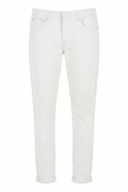 Womens White   Straight Jeans Size L L27 in