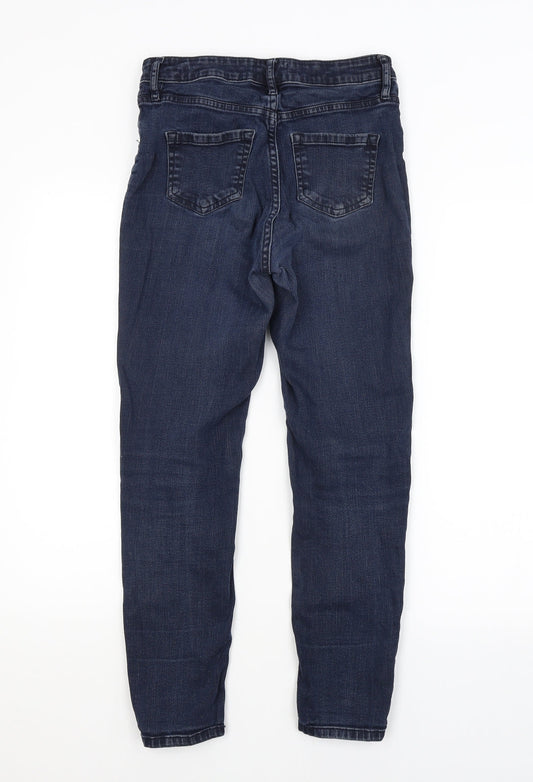 F&F Womens Blue   Straight Jeans Size 8 L26 in