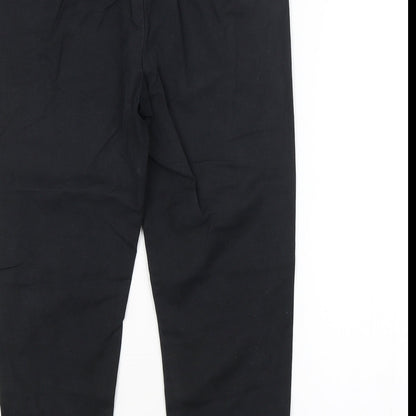Womens UK Size 14 M&S Regular Fit  Black Trousers