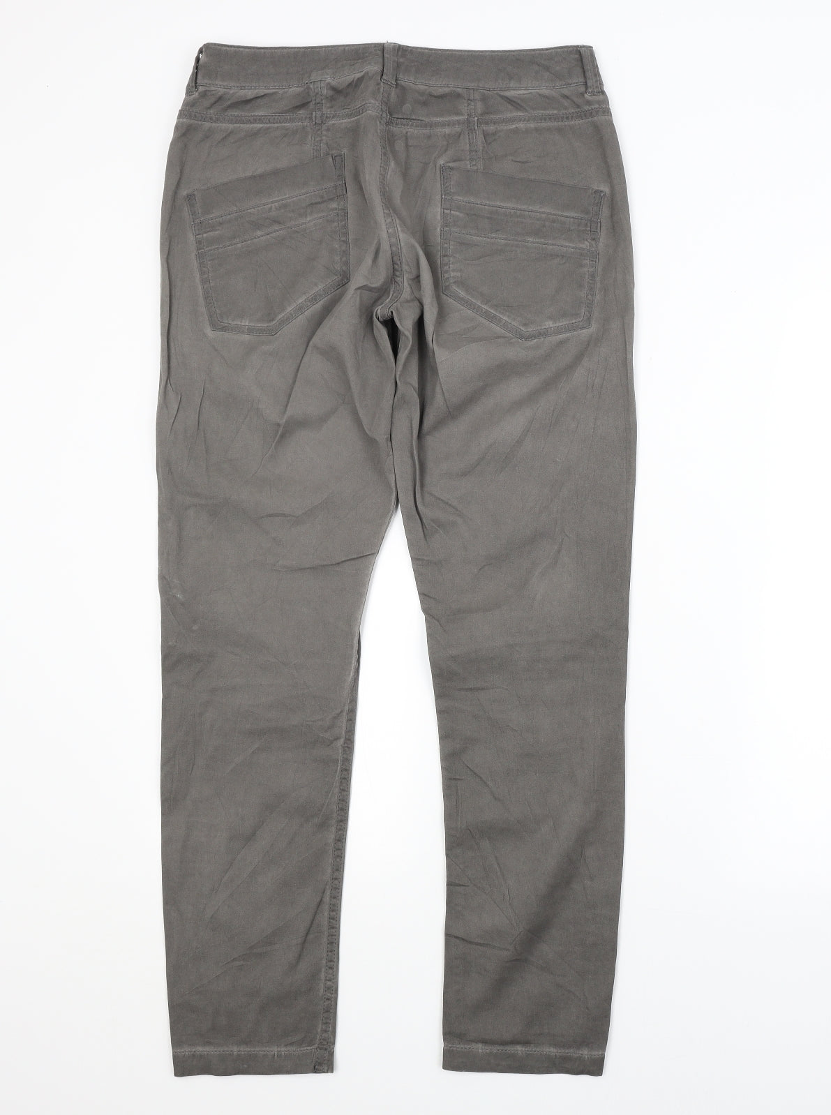 Preworn Womens Grey   Straight Jeans Size 6 L29 in