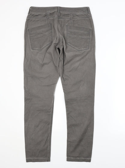 Preworn Womens Grey   Straight Jeans Size 6 L29 in
