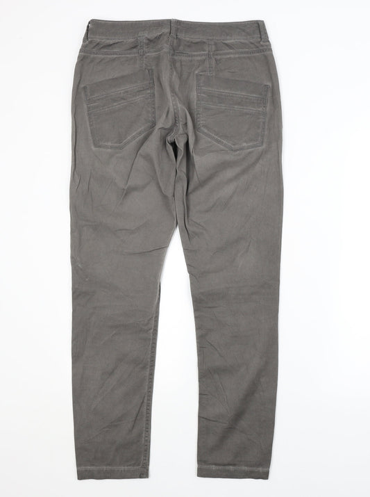 Preworn Womens Grey   Straight Jeans Size 6 L29 in