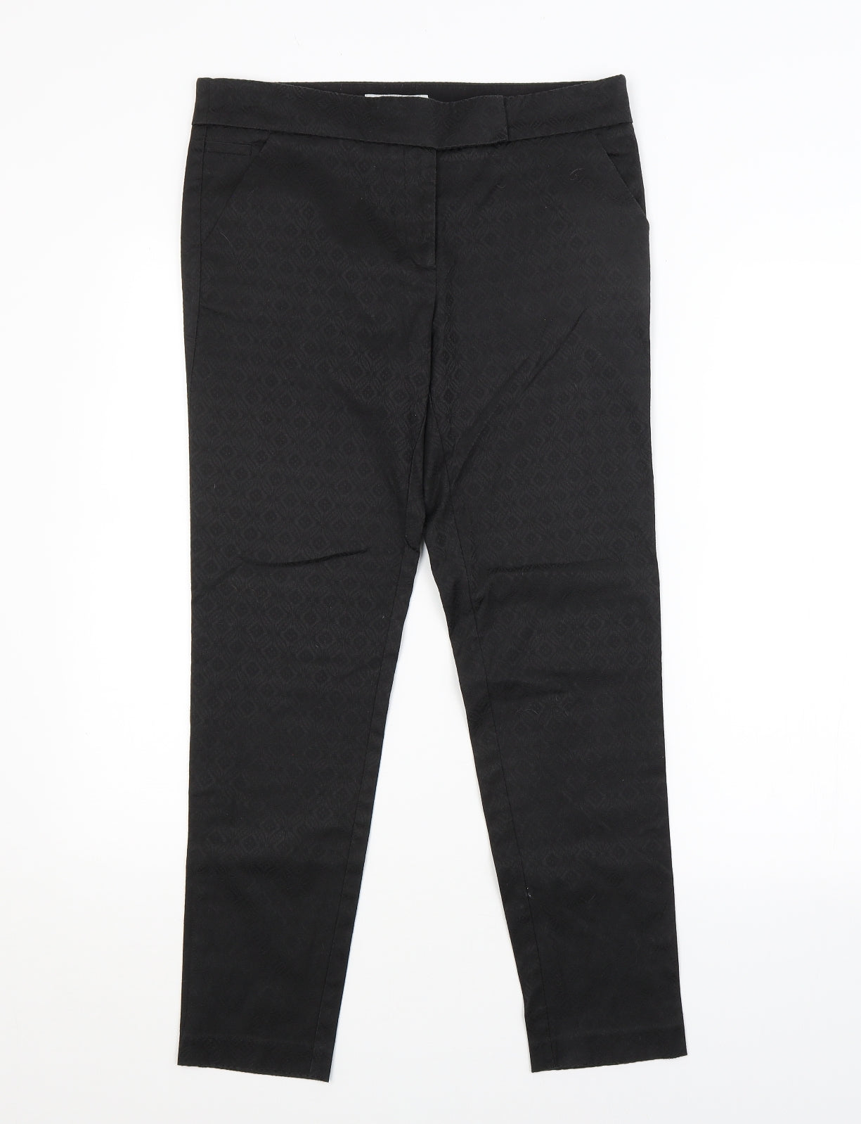 Womens UK Size 10 NEXT Regular Fit  Black Trousers
