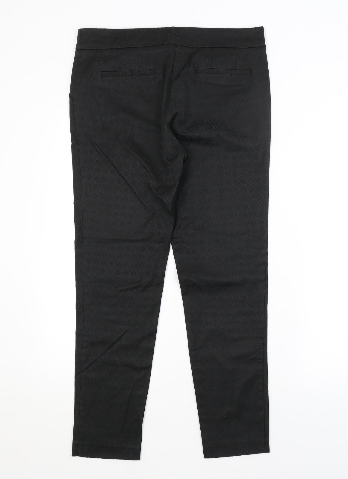 Womens UK Size 10 NEXT Regular Fit  Black Trousers