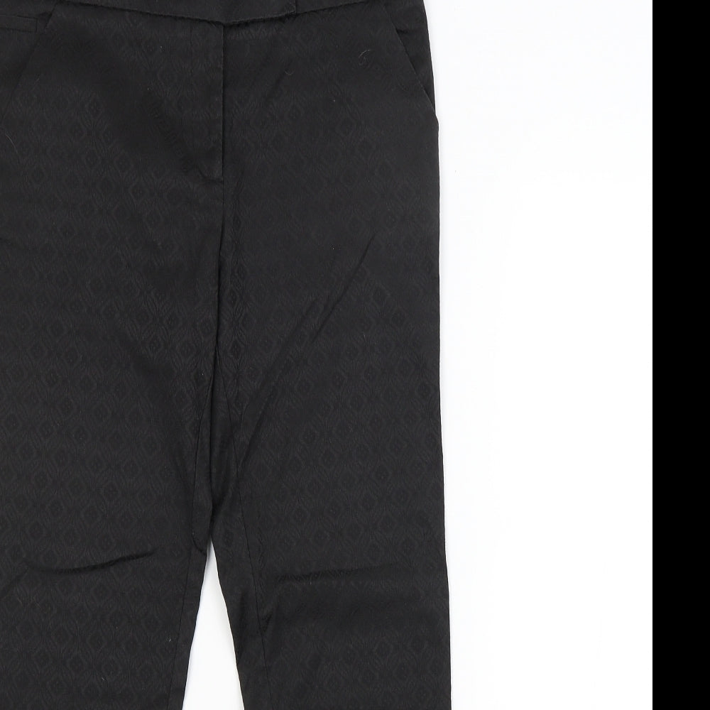 Womens UK Size 10 NEXT Regular Fit  Black Trousers