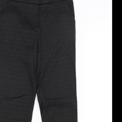 Womens UK Size 10 NEXT Regular Fit  Black Trousers