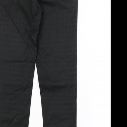 Womens UK Size 10 NEXT Regular Fit  Black Trousers