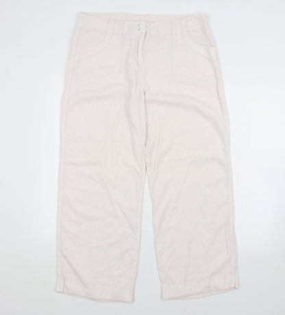Womens UK Size  Preworn Regular Fit  Pink Trousers