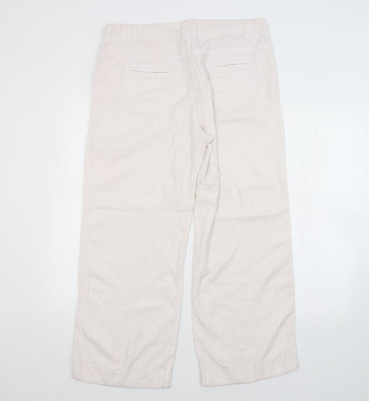 Womens UK Size  Preworn Regular Fit  Pink Trousers