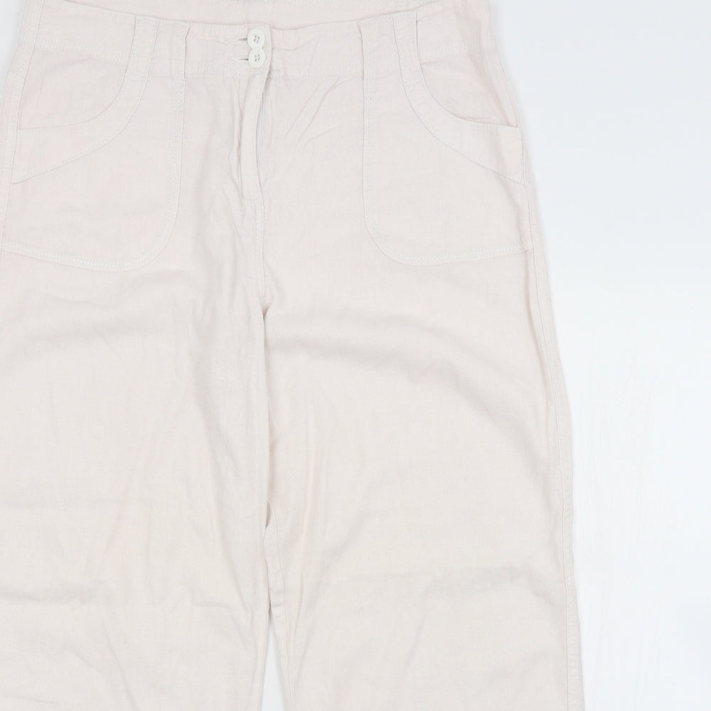 Womens UK Size  Preworn Regular Fit  Pink Trousers