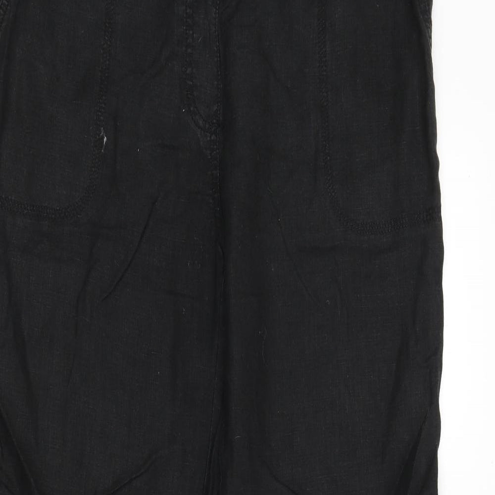 Womens UK Size 16 M&S Regular Fit  Black Trousers