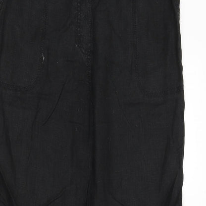 Womens UK Size 16 M&S Regular Fit  Black Trousers