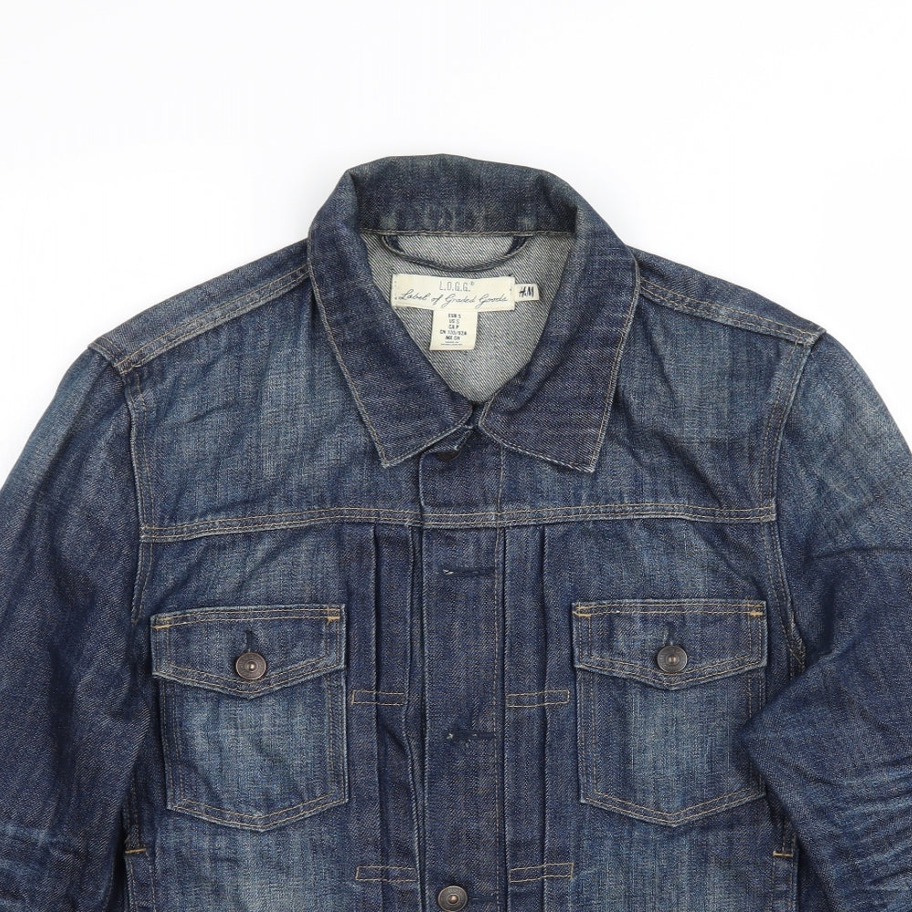 Womens UK Size S H&M Blue Jacket