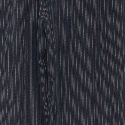 Bonita Womens Blue Striped  Trousers  Size 12 L30 in