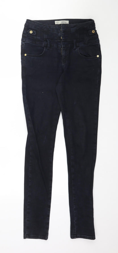 Topshop Womens Blue  Denim Skinny Jeans Size 28 L32 in
