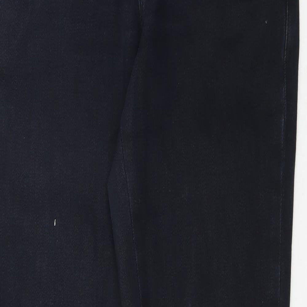 Topshop Womens Blue  Denim Skinny Jeans Size 28 L32 in