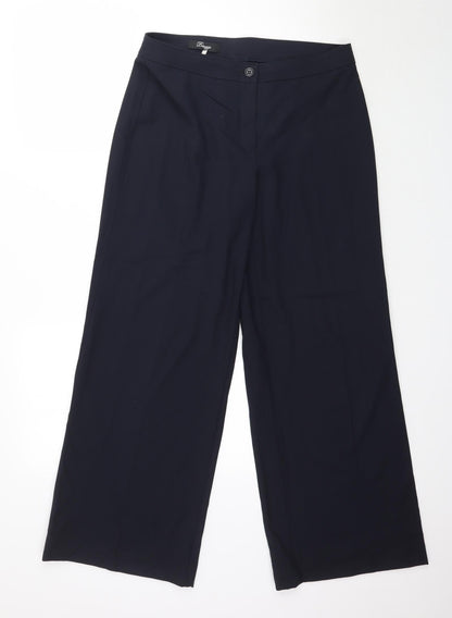 Womens UK Size 14 Peruggi Regular Fit  Blue Trousers