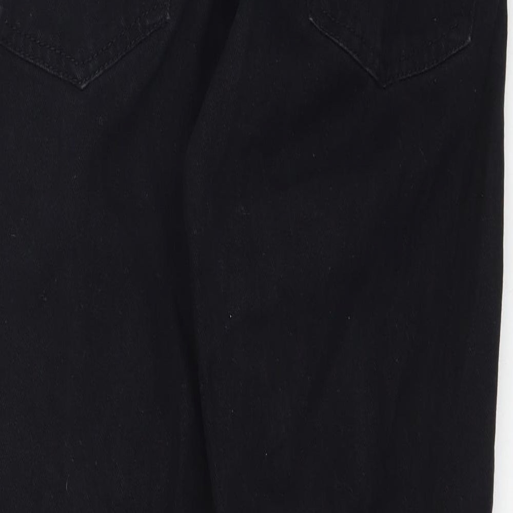 Queen Hearts Womens Black  Denim Skinny Jeans Size M L26 in