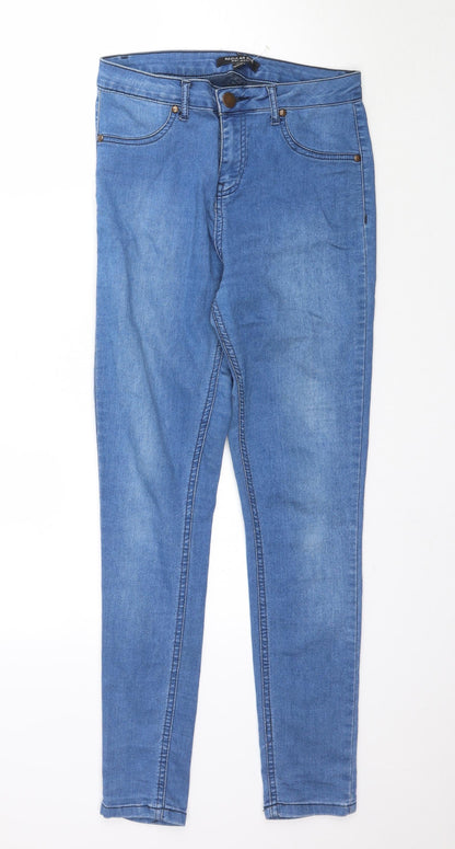 Select Womens Blue  Denim Skinny Jeans Size 12 L30 in