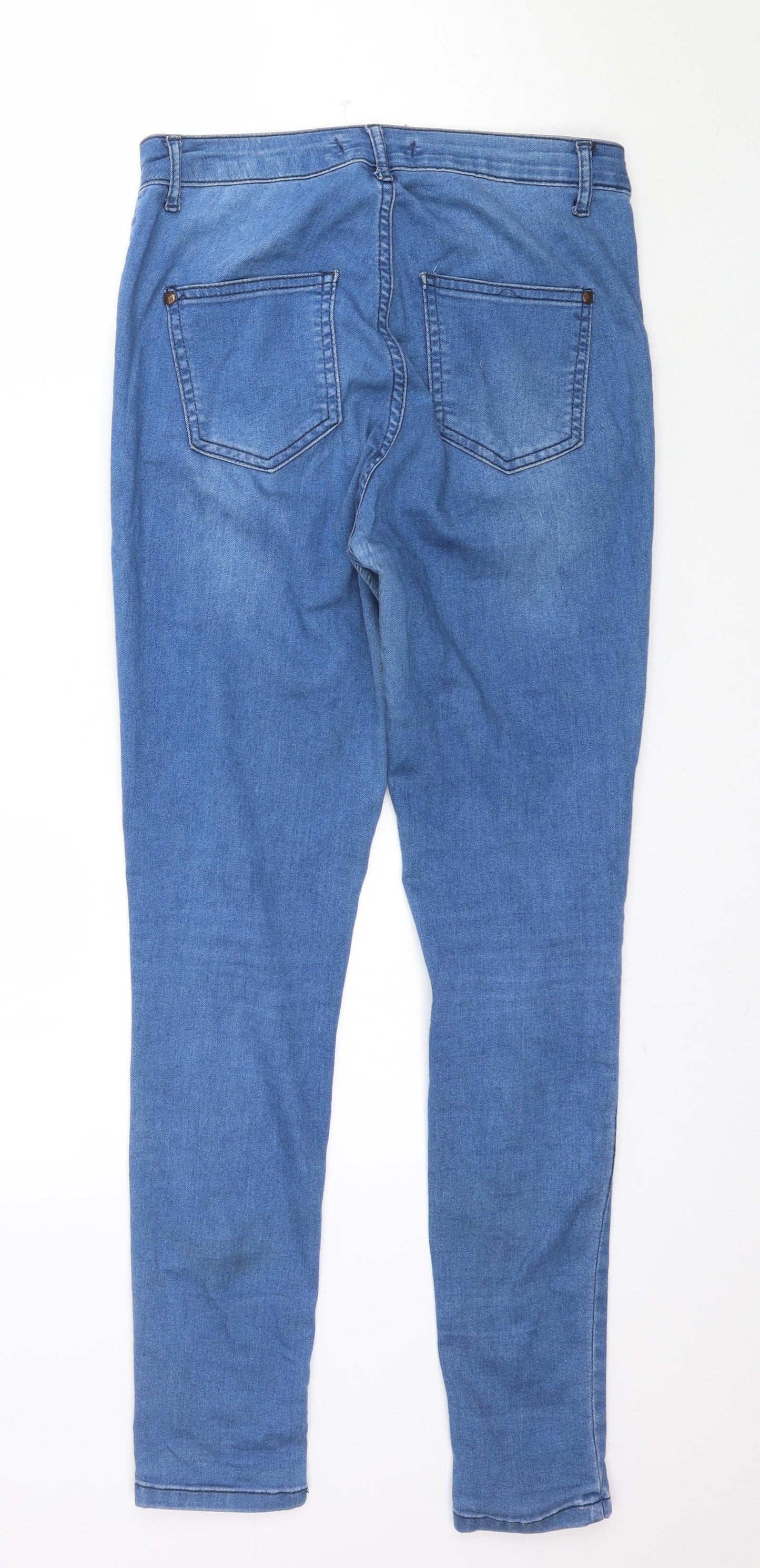 Select Womens Blue  Denim Skinny Jeans Size 12 L30 in