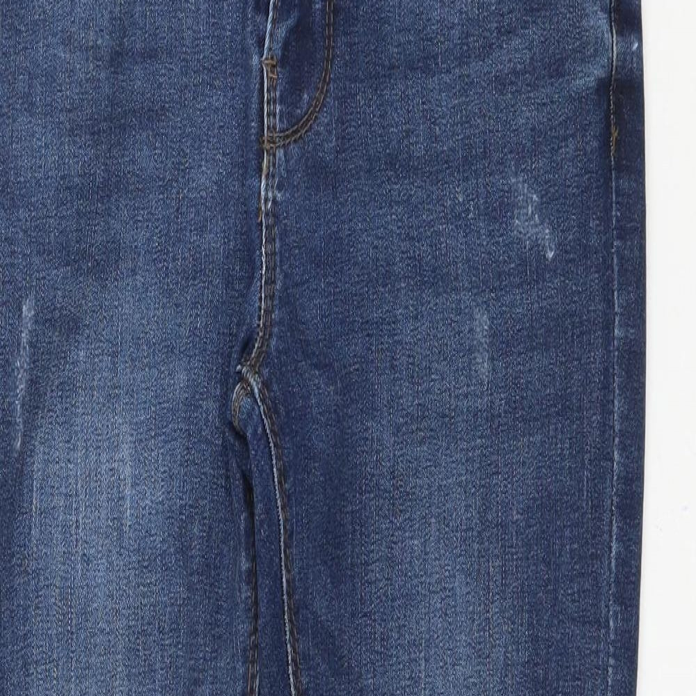 Denim & Co Womens Blue  Denim Skinny Jeans Size 12 L27 in