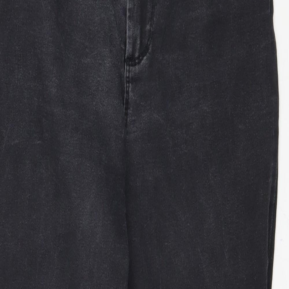 Denim Co. Womens Black  Denim Skinny Jeans Size 14 L26 in