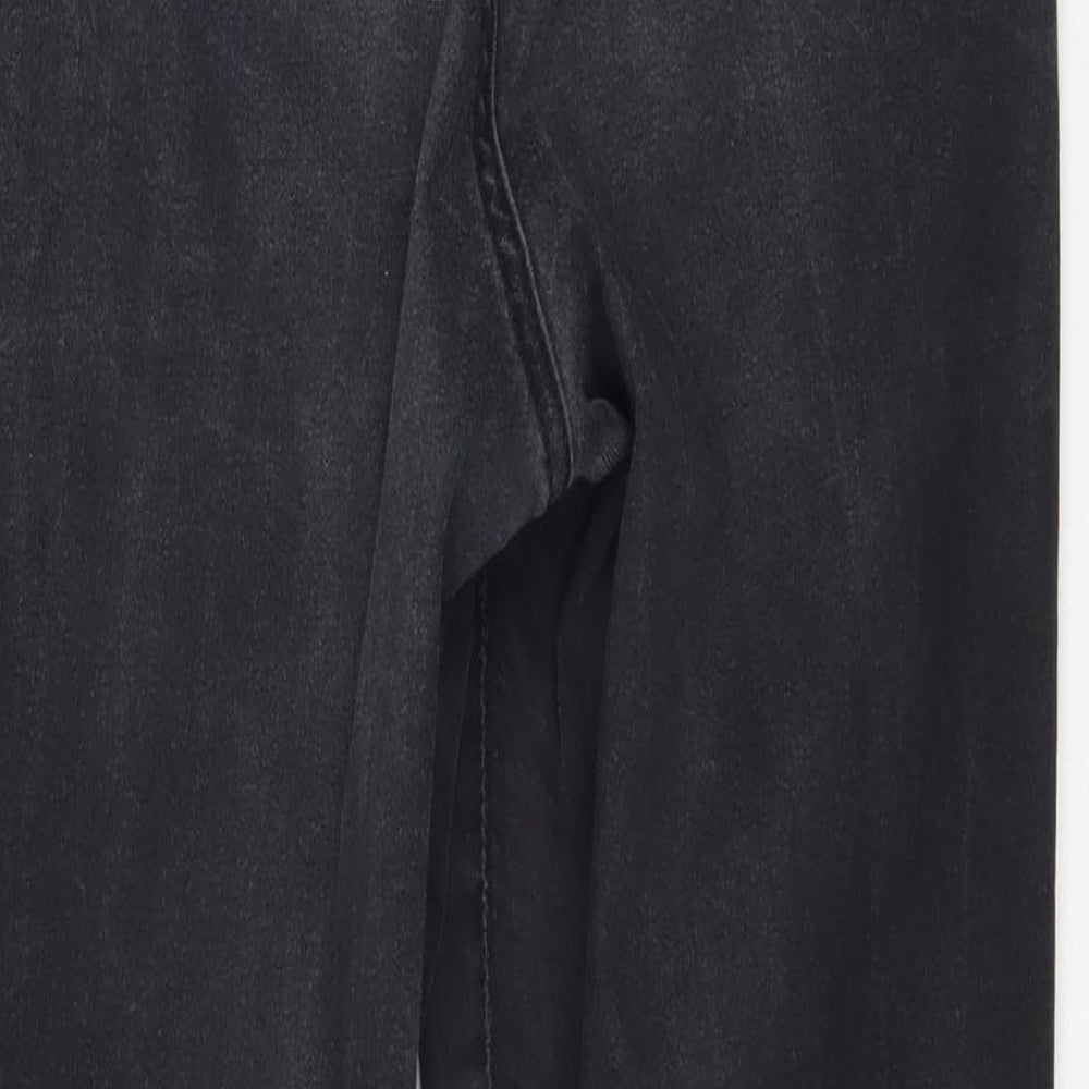 Denim Co. Womens Black  Denim Skinny Jeans Size 14 L26 in
