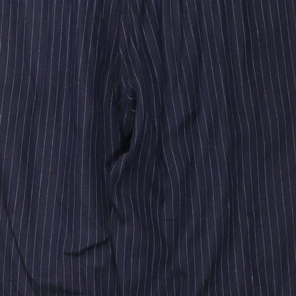Racing Green Womens Blue Striped  Trousers  Size XL L33 in