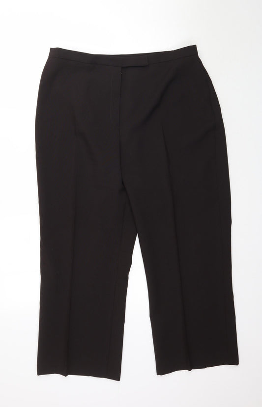 Womens UK Size 18 For Women Regular Fit  Brown Trousers