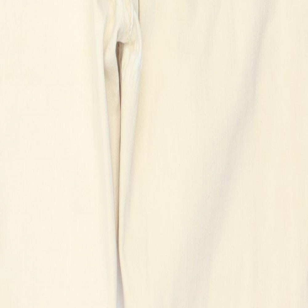 Zara Womens Yellow  Denim Jegging Jeans Size 10 L26 in