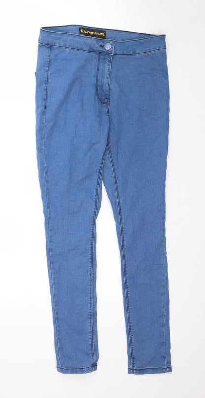 Impreshunz Womens Blue  Denim Skinny Jeans Size M L29 in