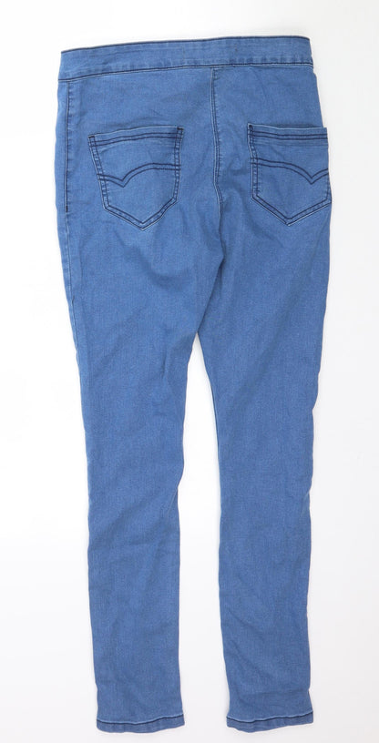 Impreshunz Womens Blue  Denim Skinny Jeans Size M L29 in