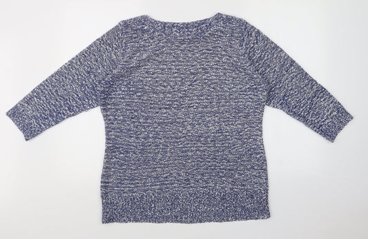 Womens UK Size L Preworn Multicoloured Pullover Jumper