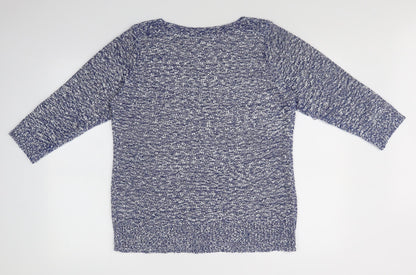 Womens UK Size L Preworn Multicoloured Pullover Jumper
