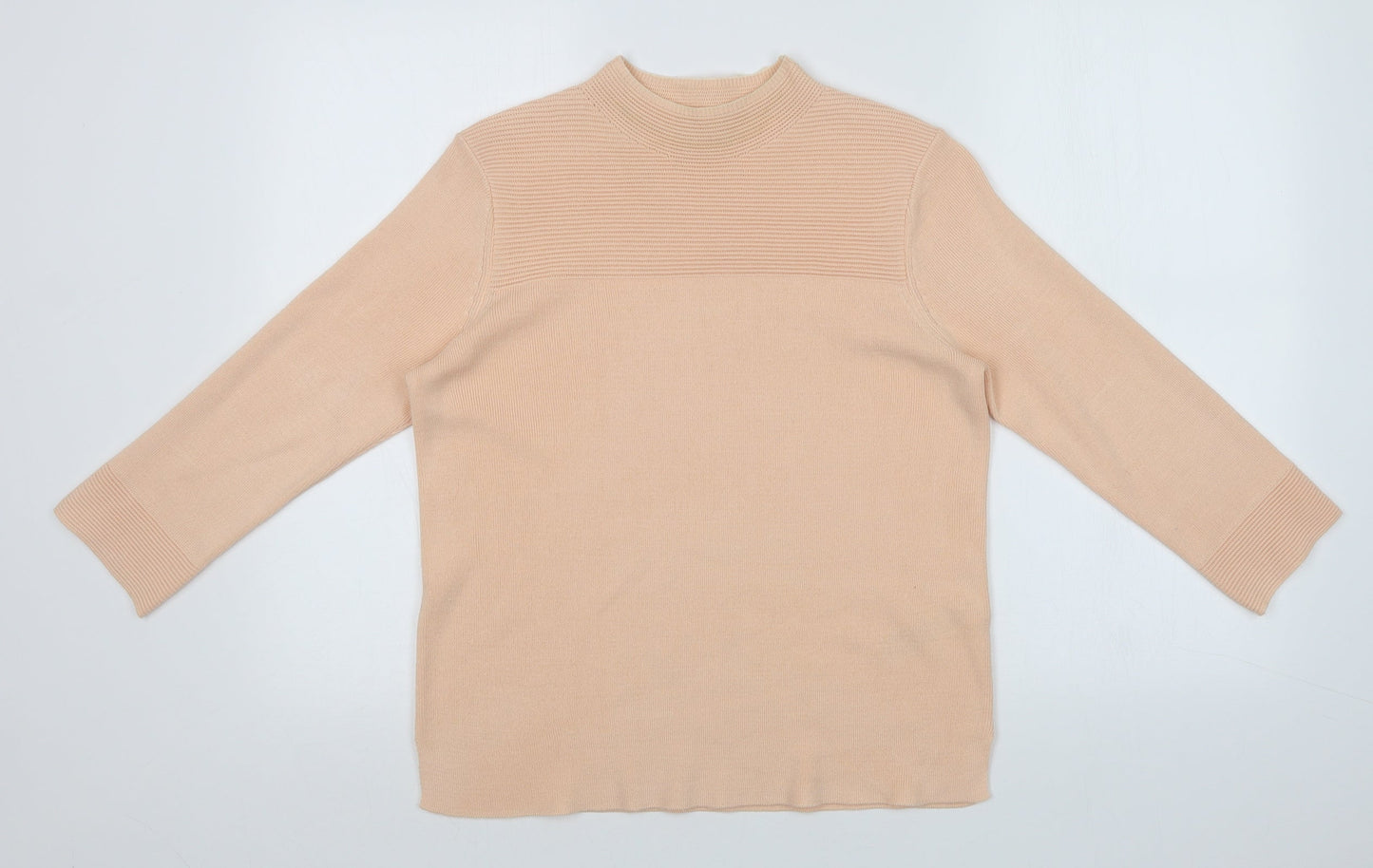 Womens UK Size 12 Classic Orange Pullover Jumper
