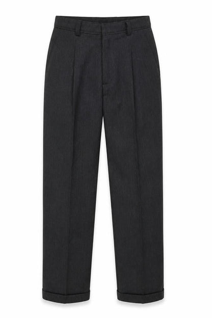 Mens UK Size  Preworn Regular Fit Dress Pants Grey Trousers