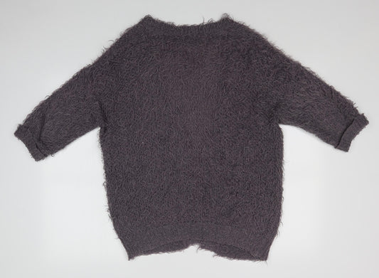 F&F Womens Purple   Cardigan Jumper Size 8