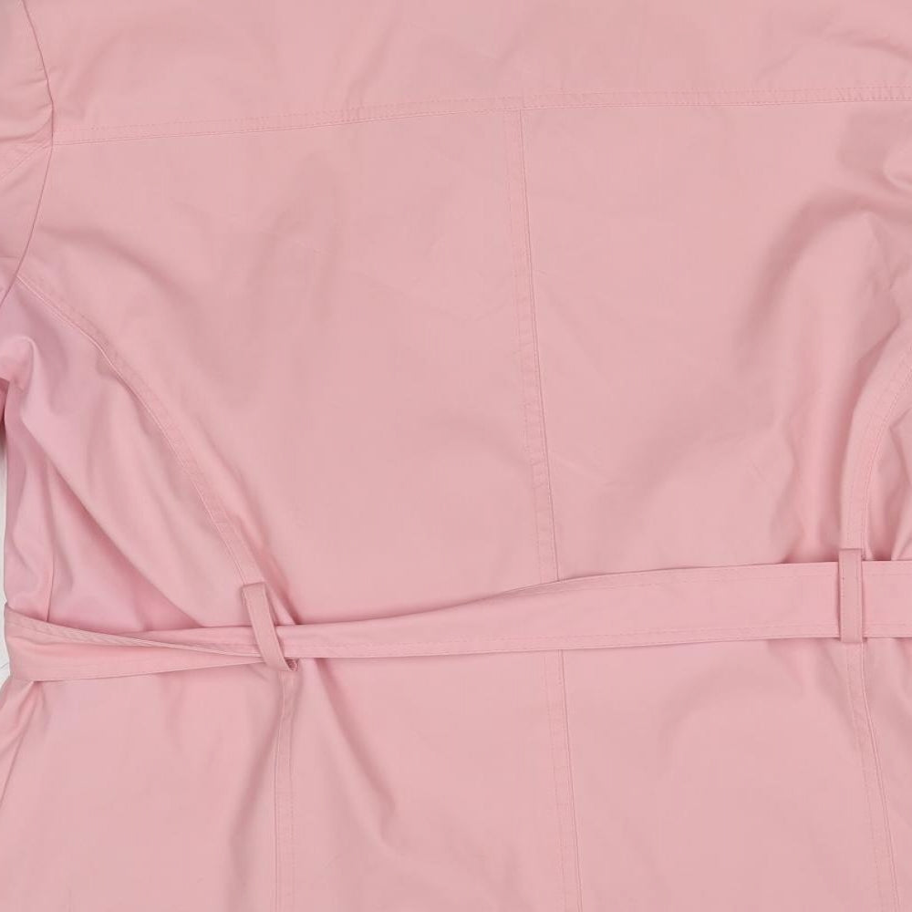 Giacca Womens Pink   Overcoat Coat Size XL