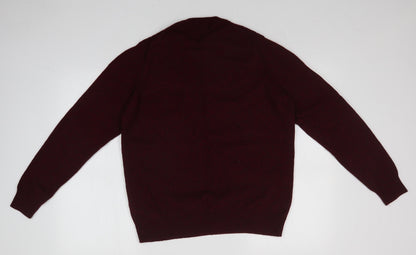 Mens UK Size L M&S Red Pullover Sweatshirt