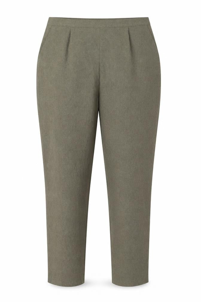 Womens UK Size 18 Classics Regular Fit Dress Pants Brown Trousers