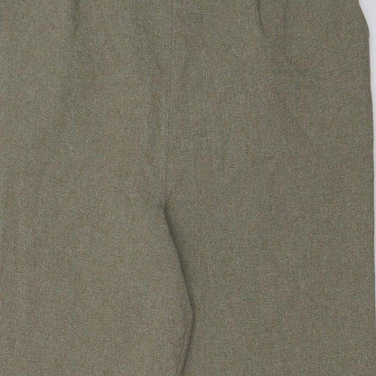 Womens UK Size 18 Classics Regular Fit Dress Pants Brown Trousers
