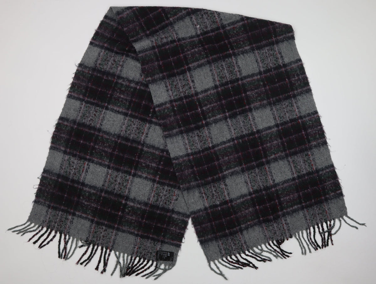 H&M Womens Multicoloured Check Fleece  Scarf