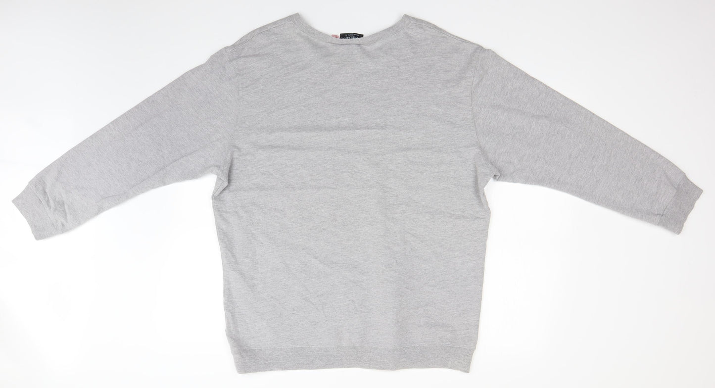 Womens UK Size 12 Topshop Grey Pullover Jumper
