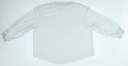 F&F Womens Grey Striped  Pullover Jumper Size 20