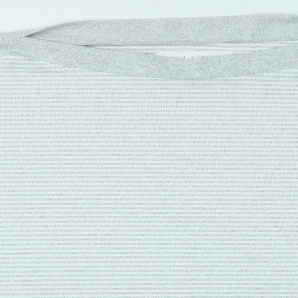 F&F Womens Grey Striped  Pullover Jumper Size 20