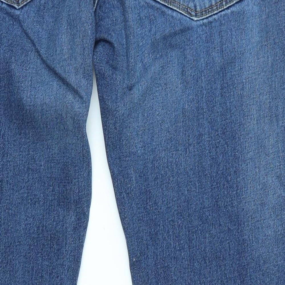 ACW85  Womens Blue  Denim Straight Jeans Size 36 L29 in