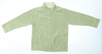 EWM Womens Green   Full Zip Jumper Size 10